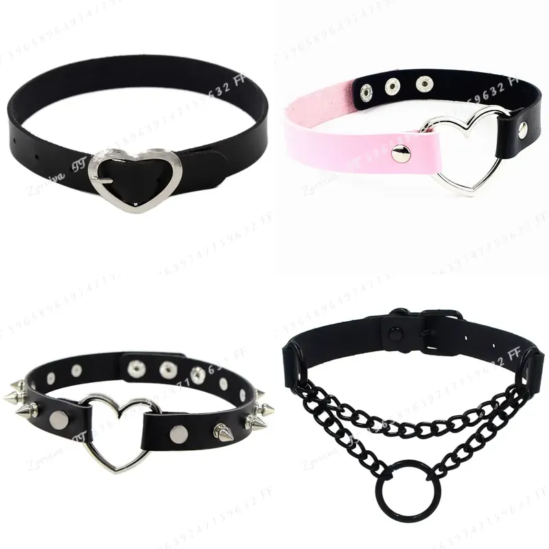 Magnetic Clasp Cosplay - Harajuku Punk Rock Gothic Choker Necklace