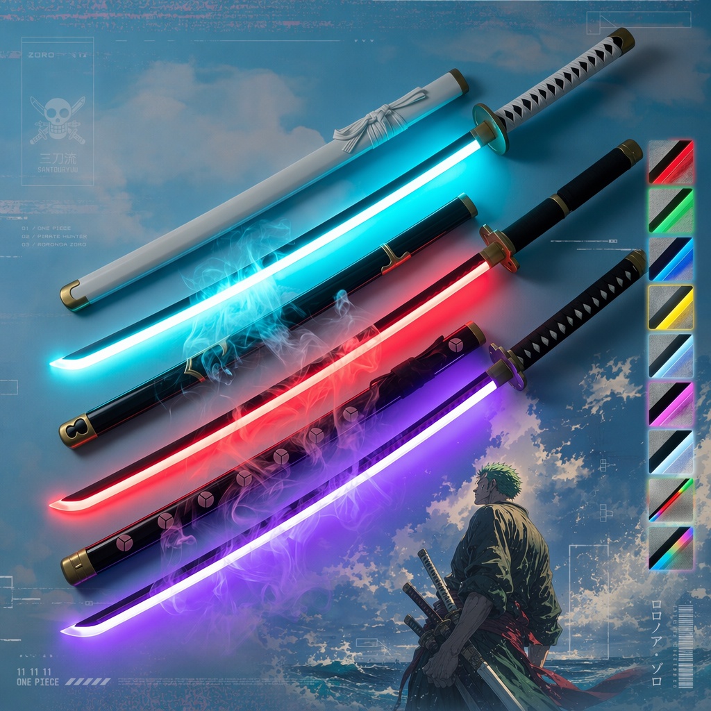 40inch One Piece Roronoa Zoro  - đánh giá và giá Cosplay Prop Katana