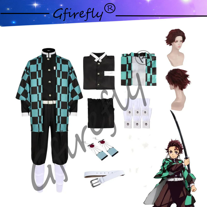 Kamado Tanjirou Cosplay Costum - đánh giá và giá Cosplay Prop Katana
