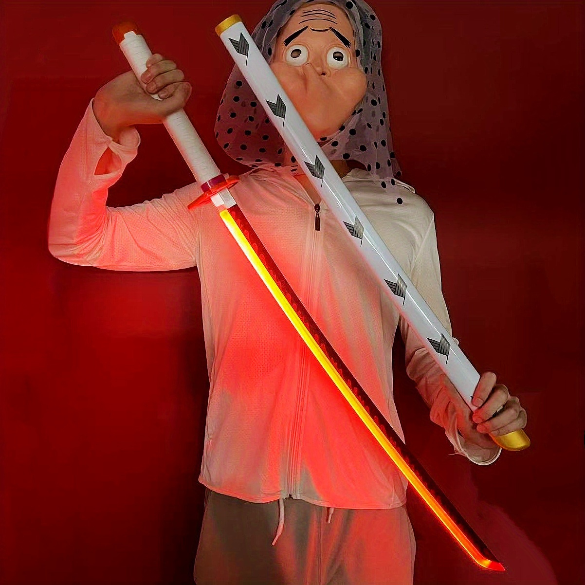 Luminous Demon Slayer Katana L - đánh giá và giá Cosplay Prop Katana