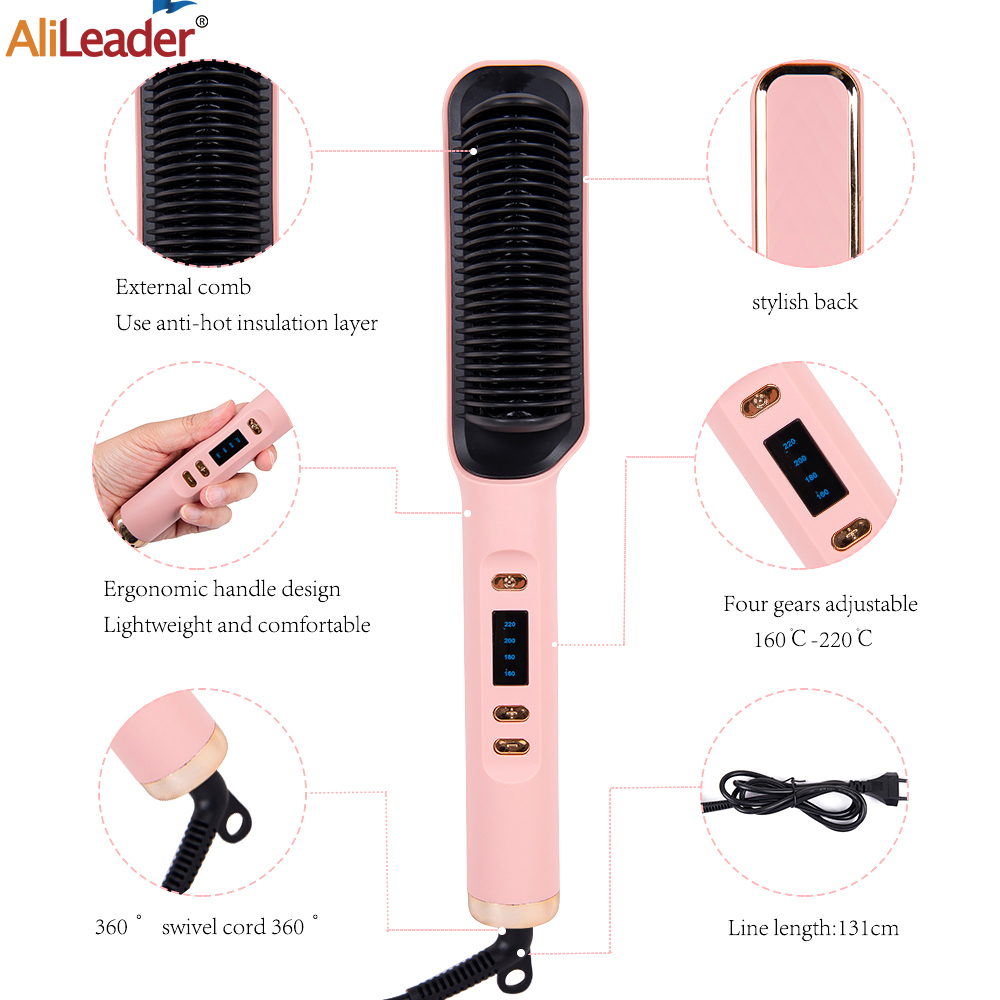 3In1 Hot Air Comb Straightenin - đánh giá và giá Aerith Cosplay Prop