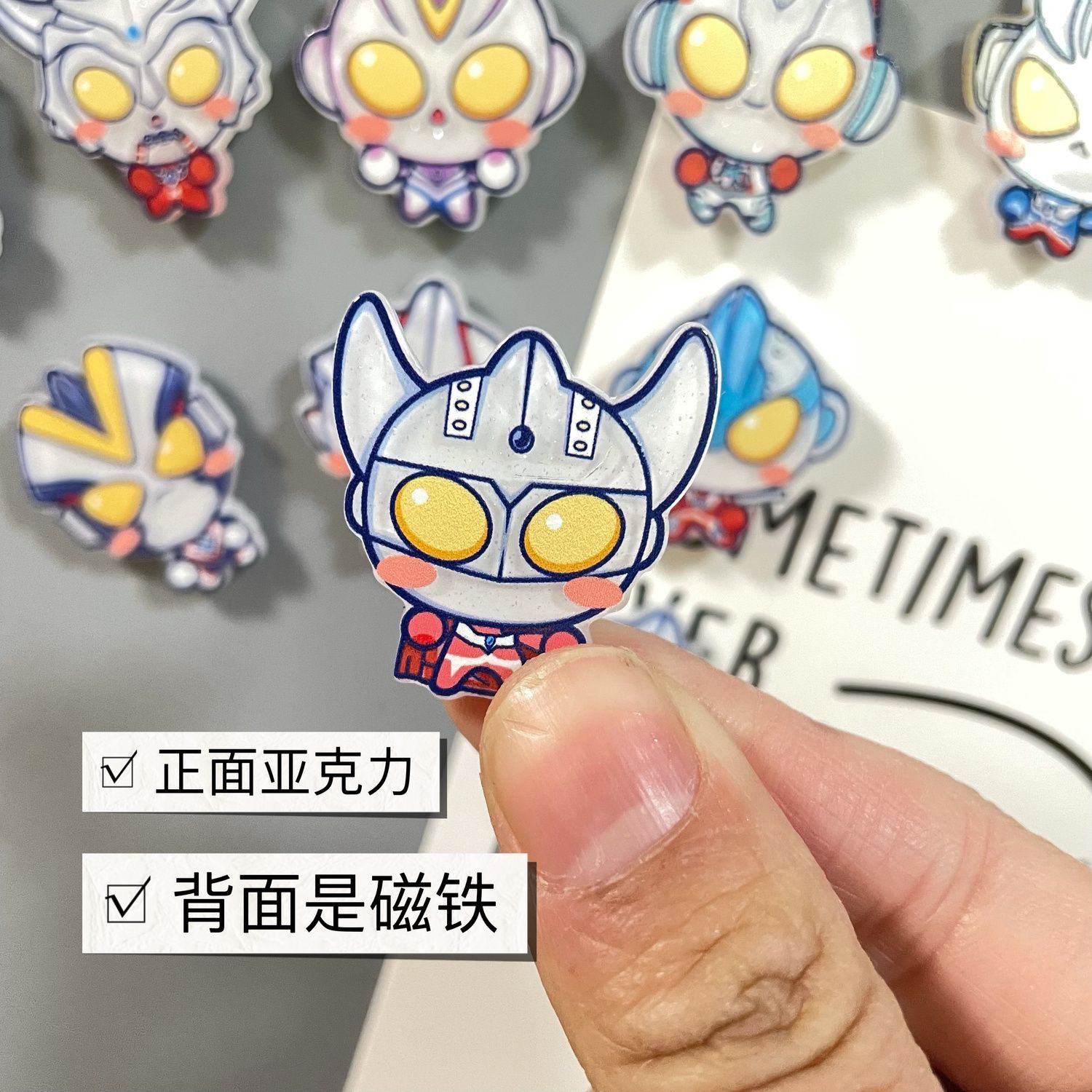 Creative cartoon Cool Ultraman - đánh giá và giá Acrylic Cosplay Prop