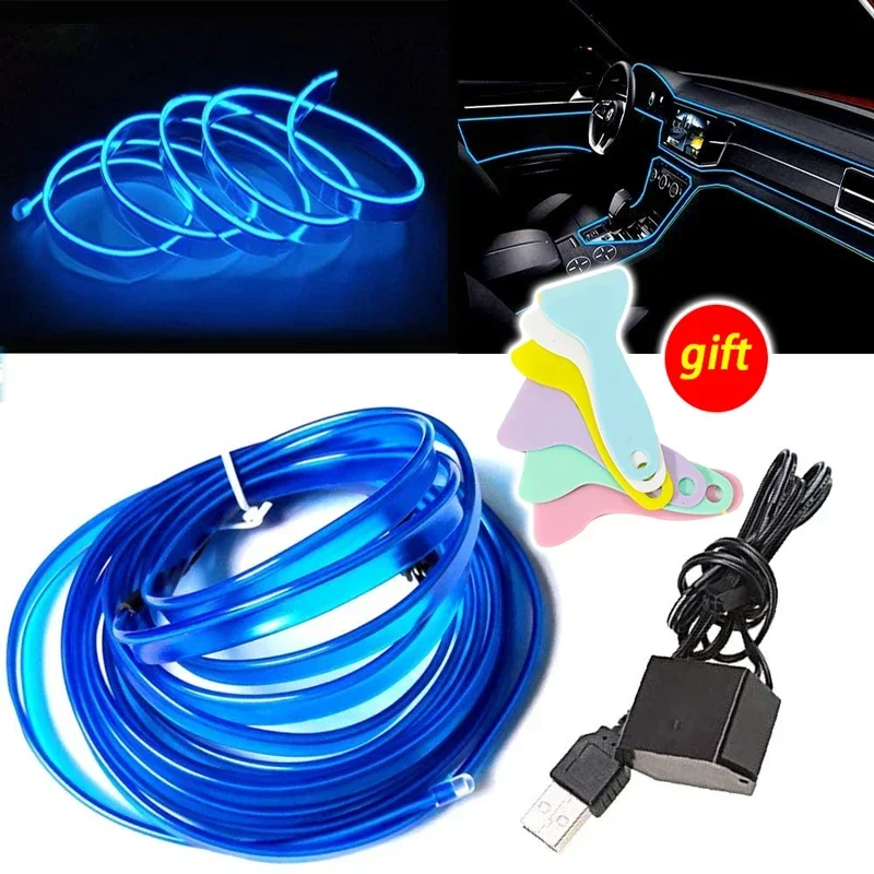 1-5M Car Interior Led Strip Li - đánh giá và giá Led El Wire