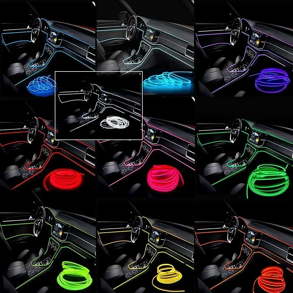 1-5M Car Interior Led Strip Li - đánh giá và giá Led El Wire