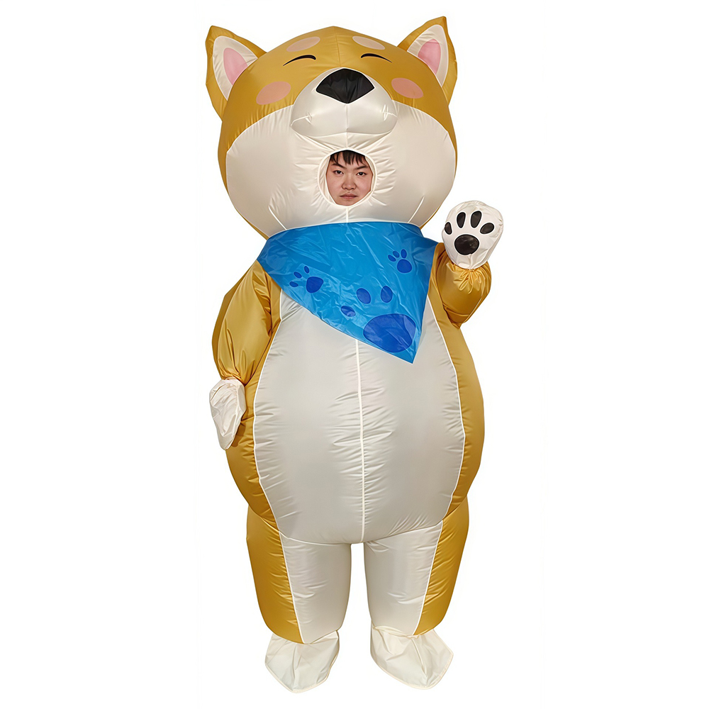 Wear A Scarf Yellow Dog Inflat - đánh giá và giá Cosplay Prop Business