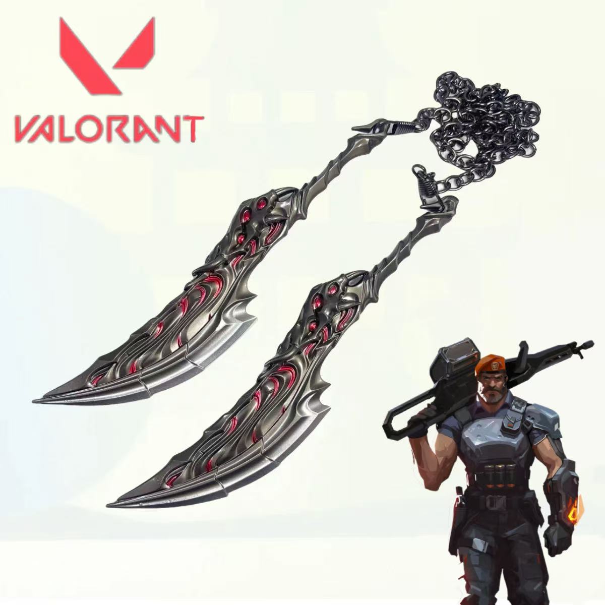 7.1inch Valorant Flame Metal K - đánh giá và giá Cosplay Flame Prop