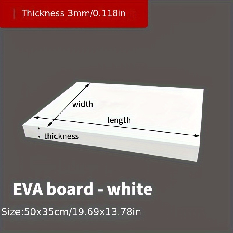 EVA Foam Board 14x19 Inch, 3mm - đánh giá và giá Cosplay Prop Foam Board