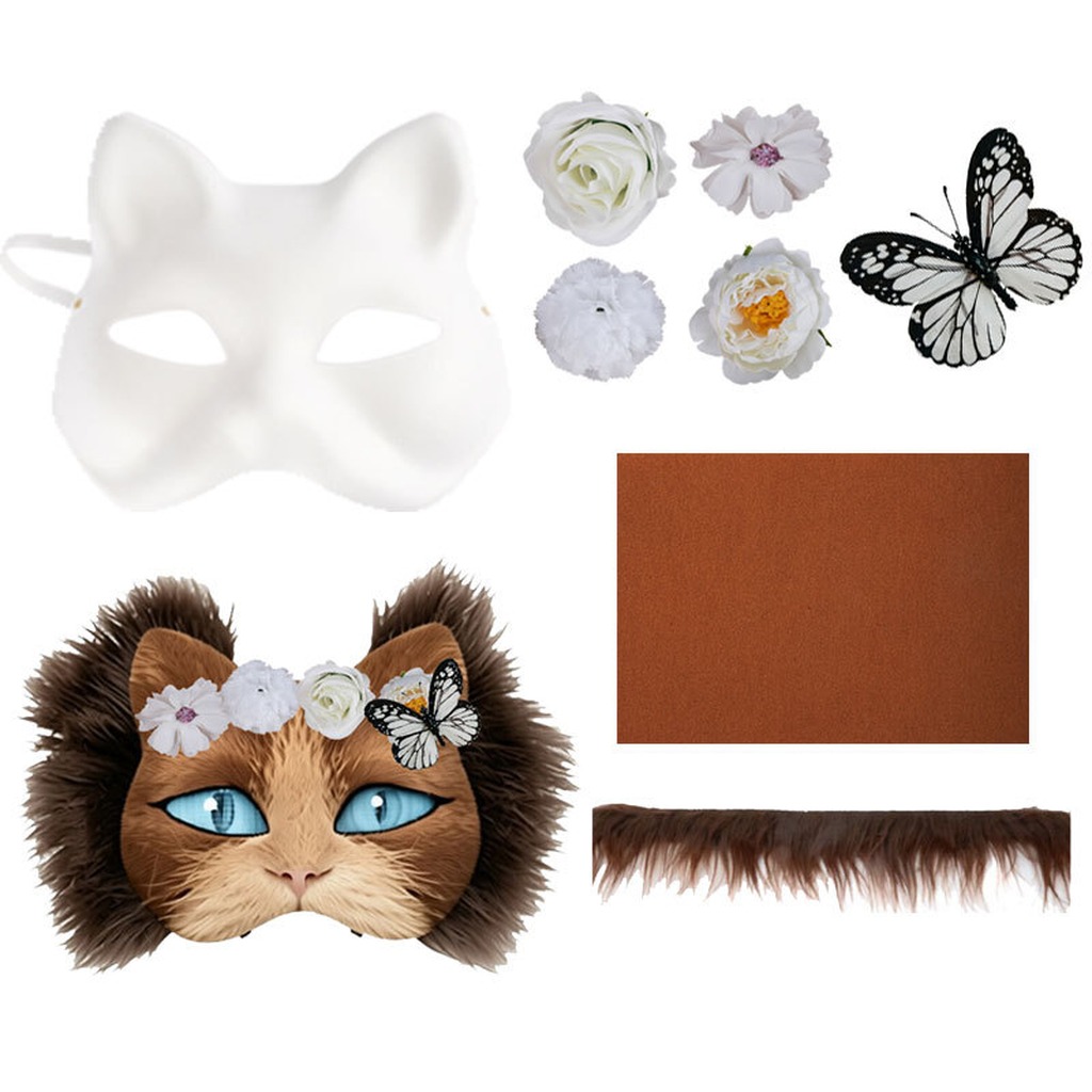 Mask With Diy Painting Set For - đánh giá và giá Cosplay Prop Painting
