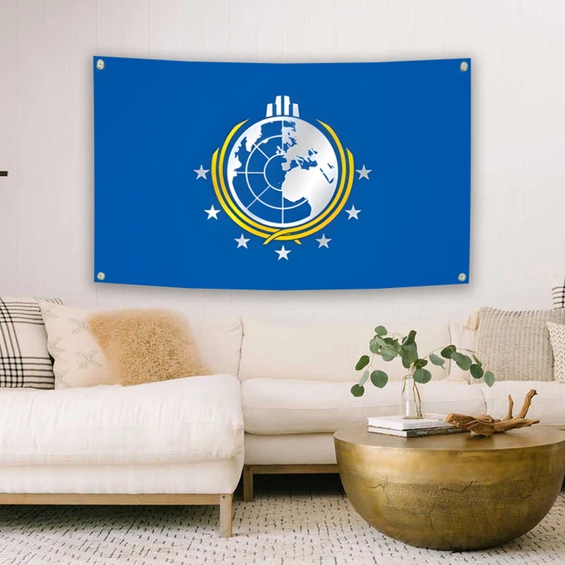 Super Earth Flag Helldivers 3x - đánh giá và giá Fallout Cosplay Prop