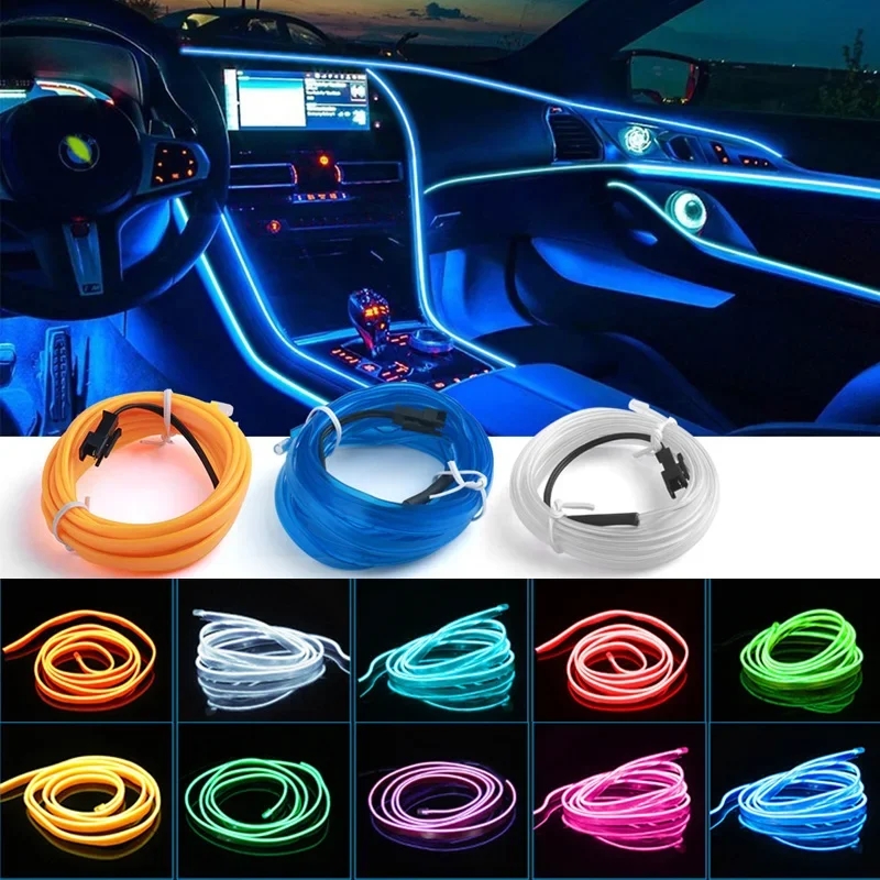 1M/3M/5M Car Interior Led Deco - đánh giá và giá Led El Wire