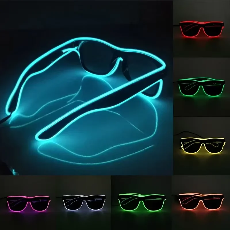 Neon LED Glowing Sunglasses Co - đánh giá và giá Led El Wire