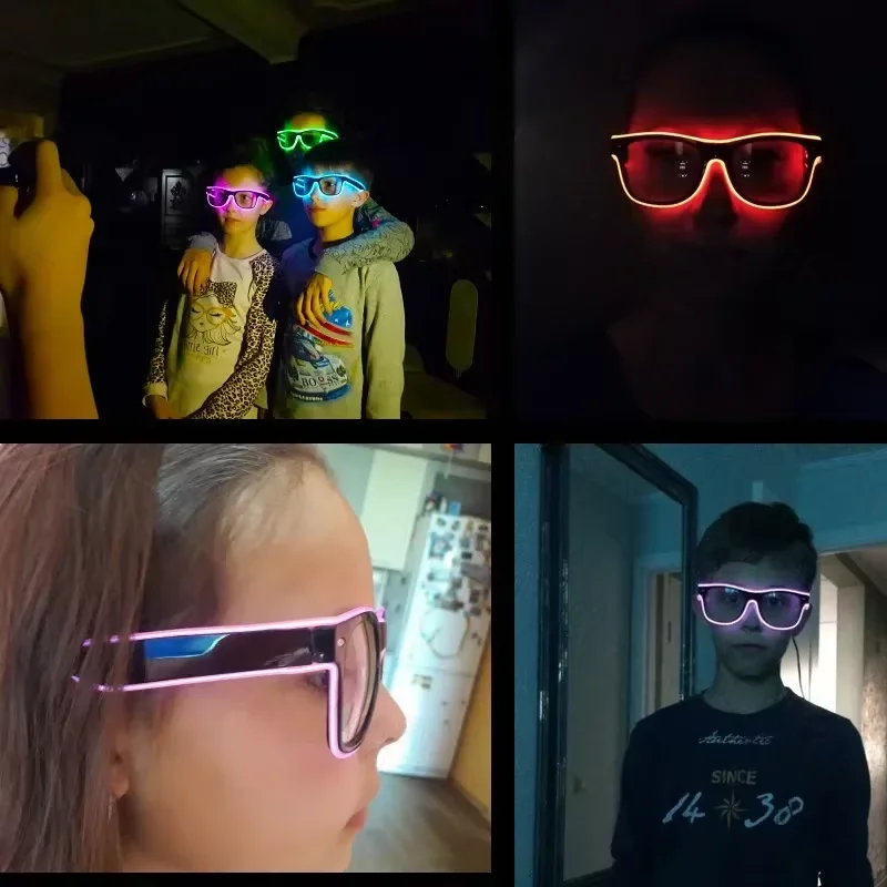 Neon LED Glowing Sunglasses Co - đánh giá và giá Led El Wire