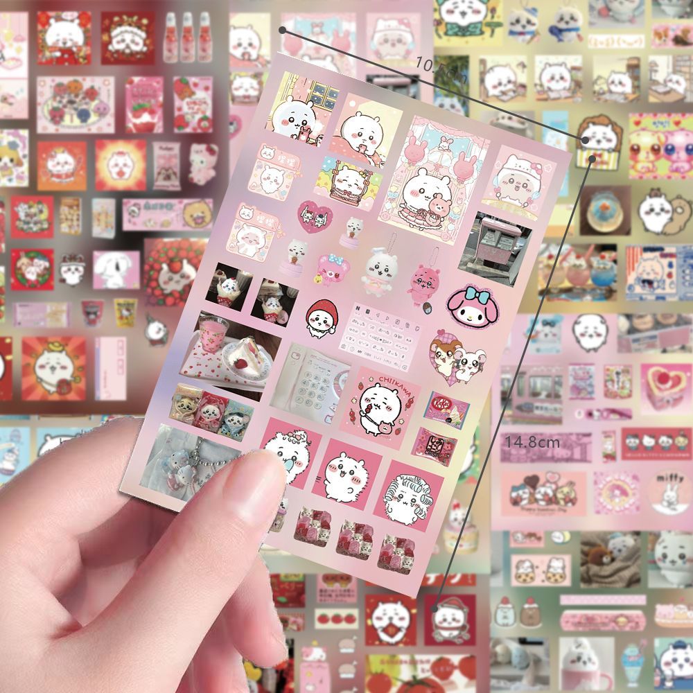 film stickers Chiikawa healing - đánh giá và giá Cosplay Material For Prop