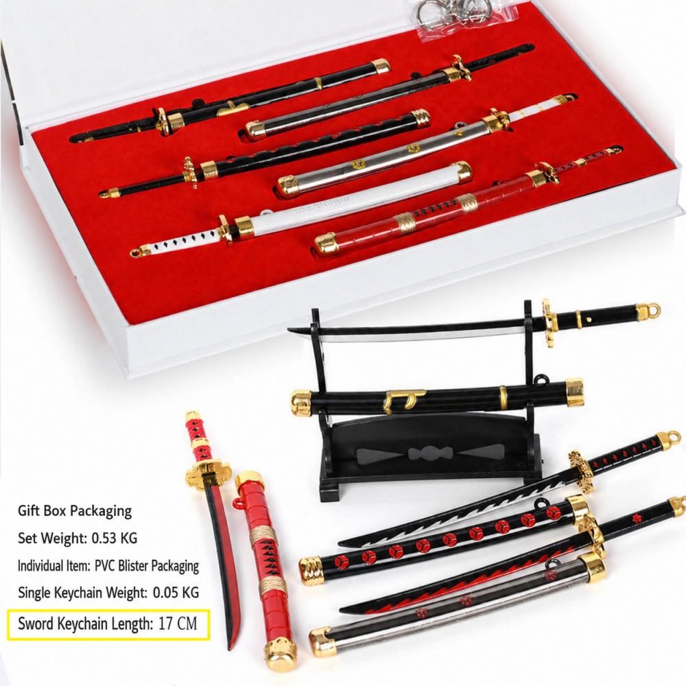 Anime One Piece Zoro Sword Key - đánh giá và giá Cosplay Prop Katana