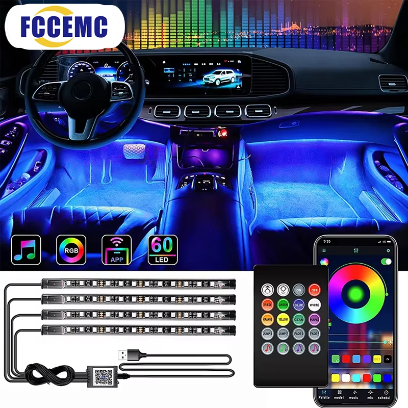 RGB Backlight Remote App Music - đánh giá và giá Led El Wire