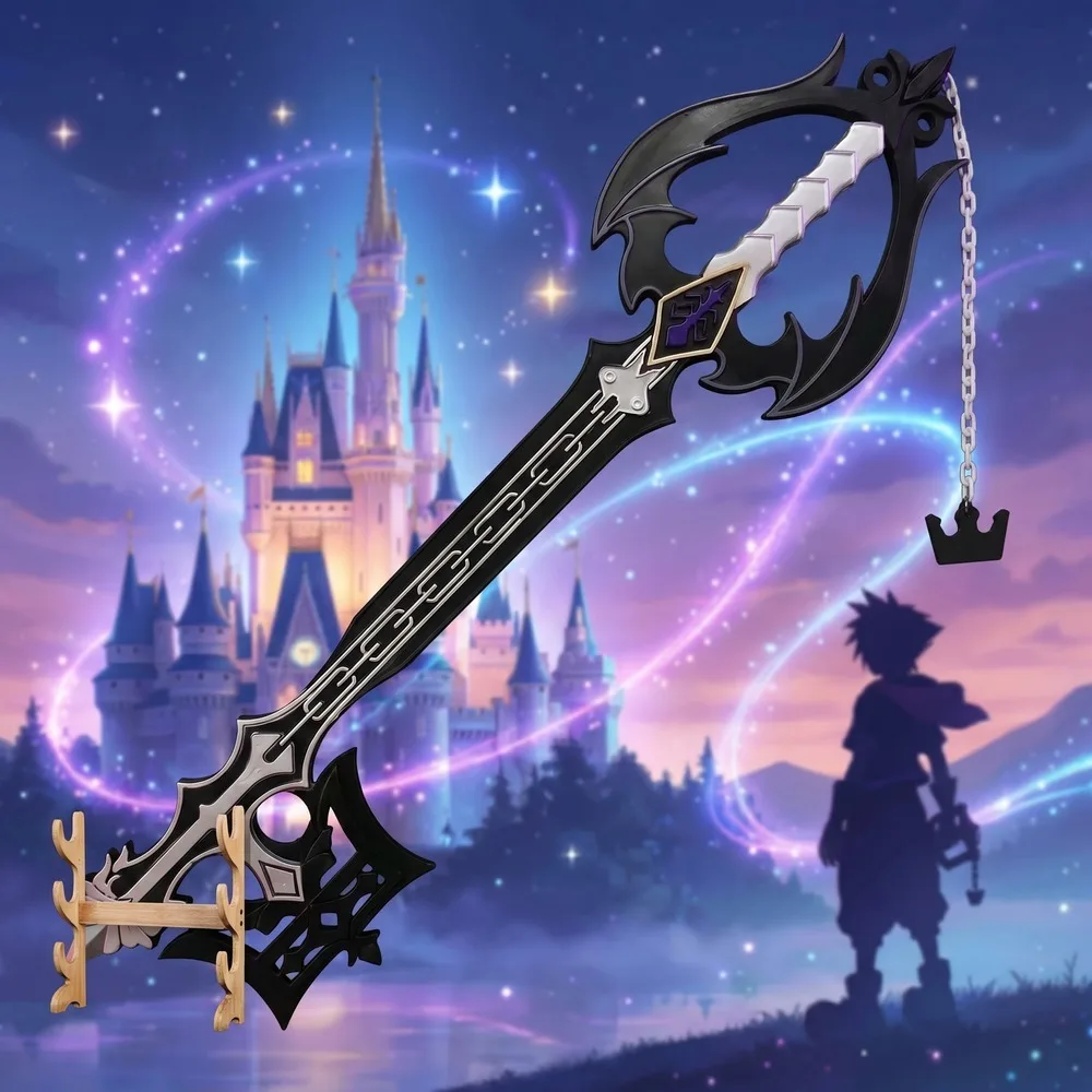 Kingdom Hearts 42in 108cm Blac - đánh giá và giá Keyblade Cosplay Prop