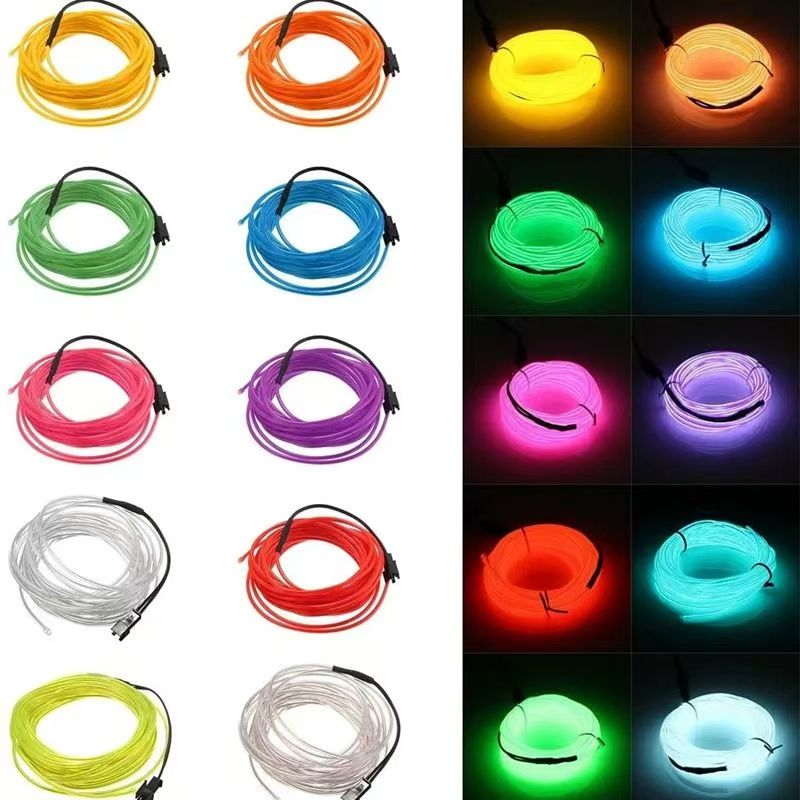 EL Wire 10/5/3/1m Illuminated  - đánh giá và giá Led El Wire