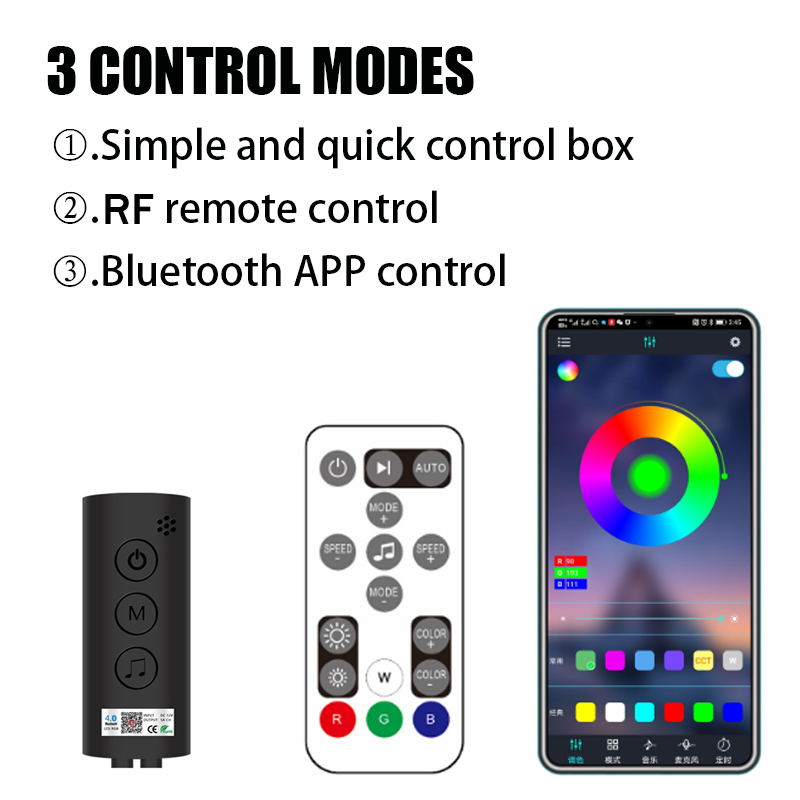 48 LED Remote App Điều Khiển Đ - đánh giá và giá Led El Wire