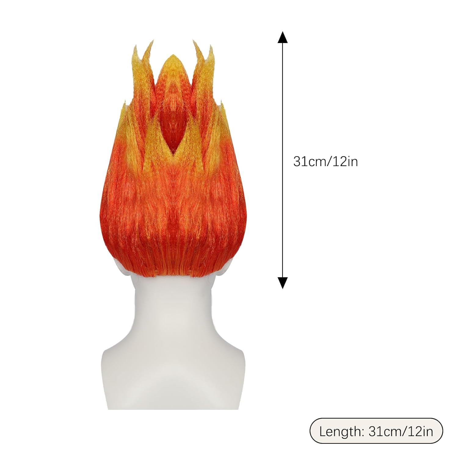 Flame Costume Wig Stylish Flam - đánh giá và giá Cosplay Flame Prop