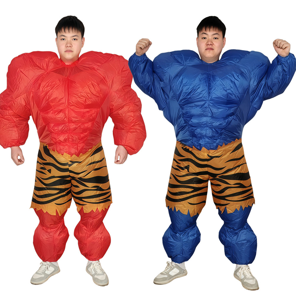 Halloween Blue Red Muscular Ma - đánh giá và giá Cosplay Prop Business