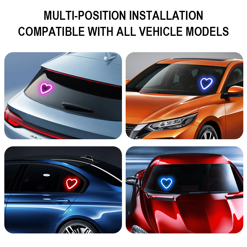 Car LED Love Atmosphere Window - đánh giá và giá Led El Wire