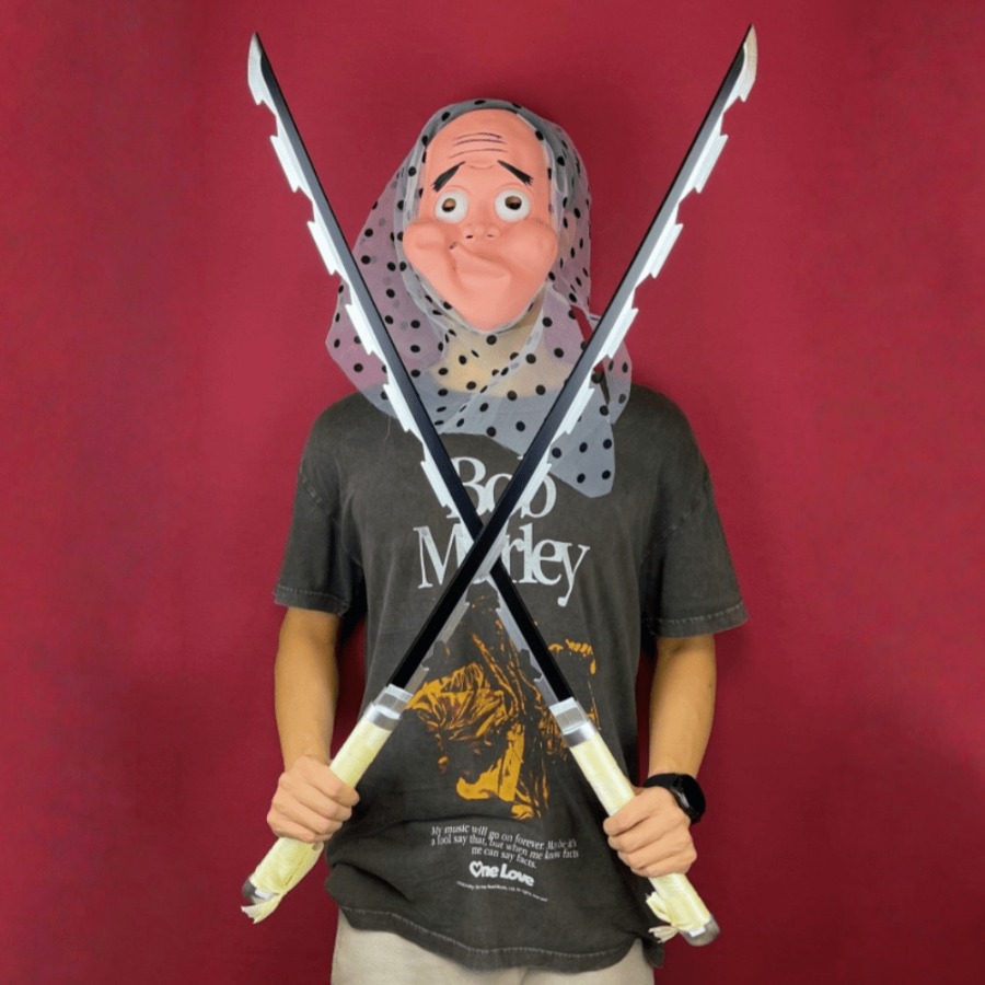 40inch Demon Slayer Inosuke Ka - đánh giá và giá Cosplay Prop Katana