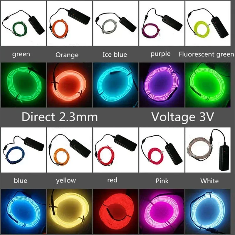 1M/3M/5M Flexible Neon Light B - đánh giá và giá Led El Wire